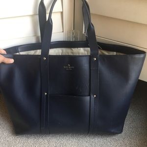 Kate Spade extra large tote navy